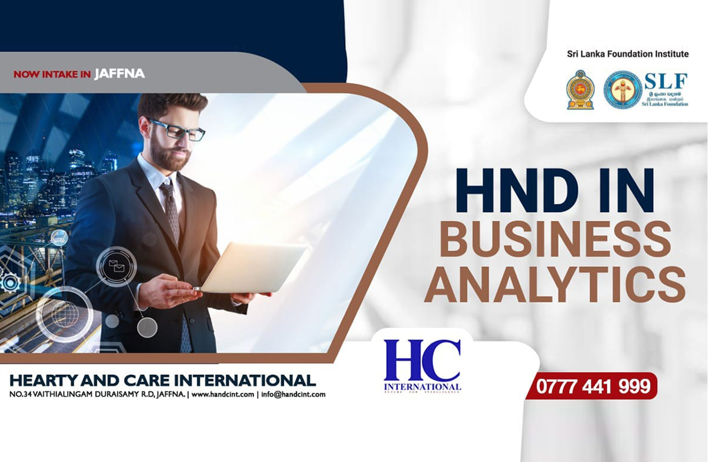HND in Business Analytics - Hearty & Care International
